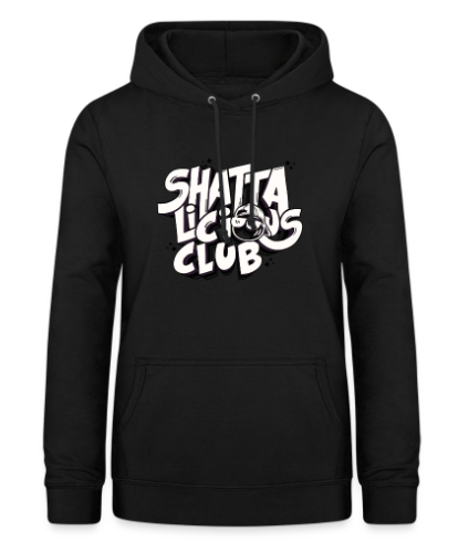 Hoodie Femme - Shattalicious Club (Noir)